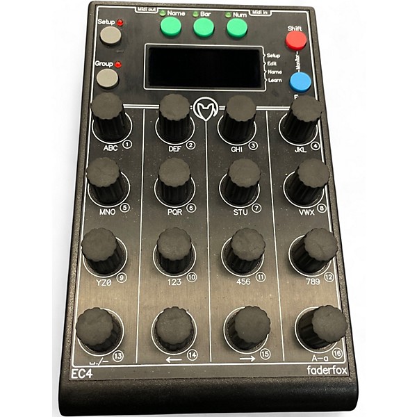 Used Faderfox EC4 MIDI Controller