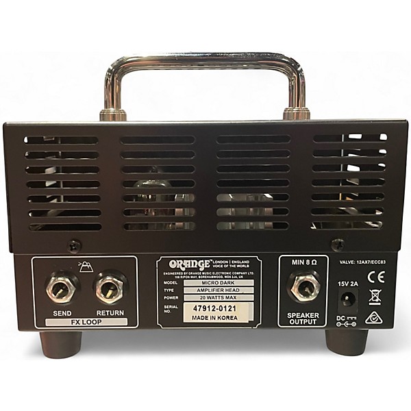 Used Orange Amplifiers Micro Dark 20W Tube Guitar Amp Head