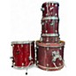 Used Ludwig 5 Piece Rocker Elite Wine Red Drum Kit thumbnail