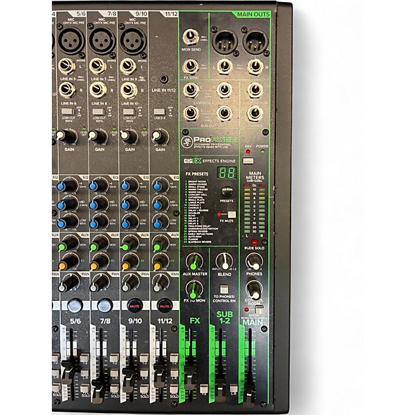 Used Mackie ProFX12V3 Unpowered Mixer