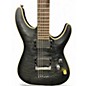 Used Schecter Guitar Research C1 Platinum Trans Black Solid Body Electric Guitar