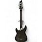 Used Schecter Guitar Research C1 Platinum Trans Black Solid Body Electric Guitar