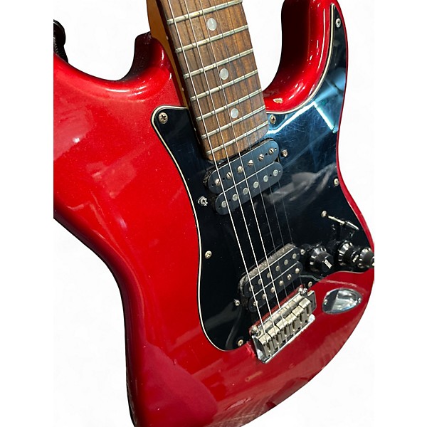 Used Squier Standard Stratocaster Candy Apple Red Solid Body Electric Guitar