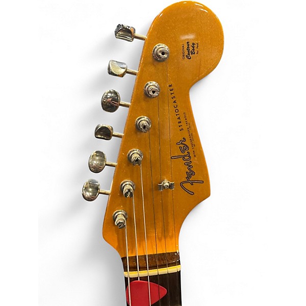 Used Fender 1961 AMERICAN VINTAGE 2 STRATOCASTER FIESTA RED Solid Body Electric Guitar