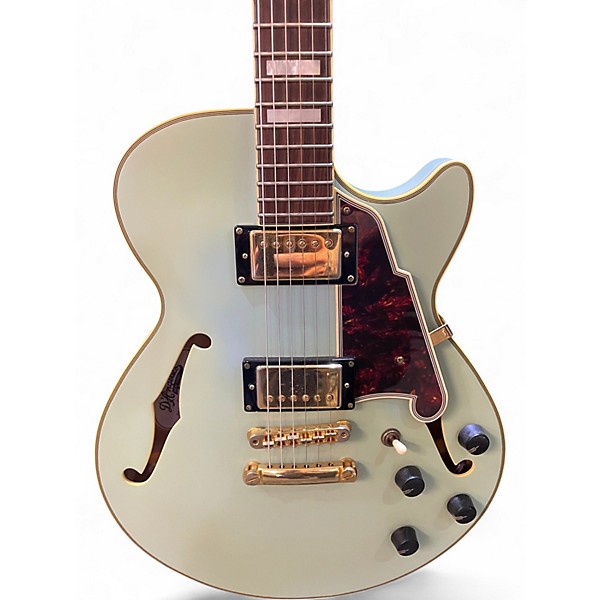 Used D'Angelico Deluxe SSSP Powder Blue Hollow Body Electric Guitar