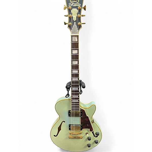 Used D'Angelico Deluxe SSSP Powder Blue Hollow Body Electric Guitar