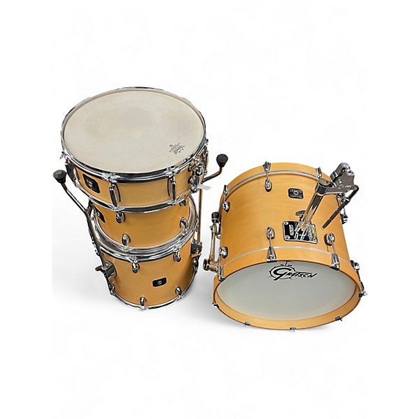 Used Gretsch Drums 4 Piece Catalina Club Series Natural Drum Kit