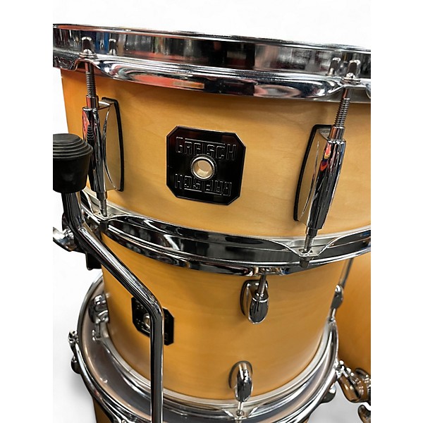 Used Gretsch Drums 4 Piece Catalina Club Series Natural Drum Kit