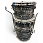 Used Gretsch Drums 4 Piece Catalina Club Series Black and Silver Drum Kit