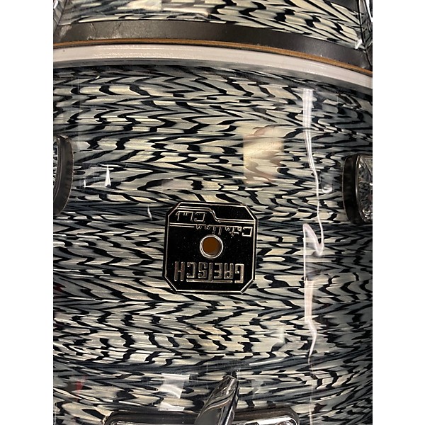 Used Gretsch Drums 4 Piece Catalina Club Series Black and Silver Drum Kit