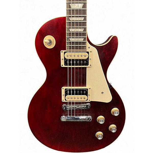 Used Gibson Les Paul Traditional Pro V Wine Red Solid Body Electric Guitar