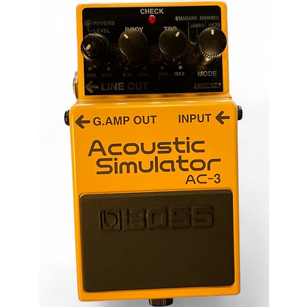 Used BOSS AC3 Acoustic Simulator Effect Pedal