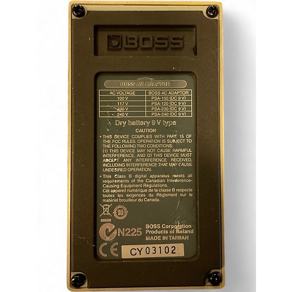 Used BOSS AC3 Acoustic Simulator Effect Pedal
