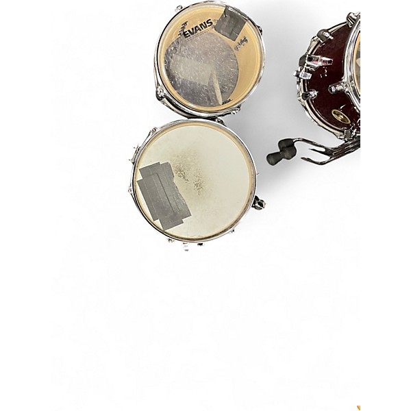 Used TAMA 4 Piece 4 PIECE CLUB JAM Candy Apple Red Drum Kit