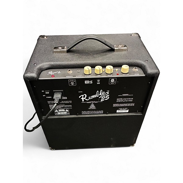 Used Fender Rumble 25 25W 1x10 Bass Combo Amp