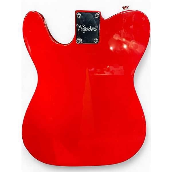 Used Squier sonic telecaster Torino Red Solid Body Electric Guitar