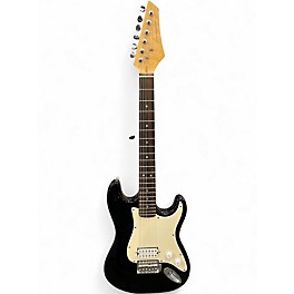 Used Kona Electric Lead Guitar black and white Solid Body Electric Guitar