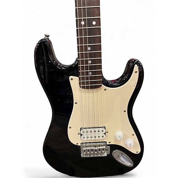 Used Kona Electric Lead Guitar black and white Solid Body Electric Guitar