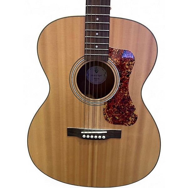 Used Guild OM240E Natural Acoustic Guitar