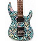 Used Ibanez JS100 Joe Satriani Signature Blue Solid Body Electric Guitar