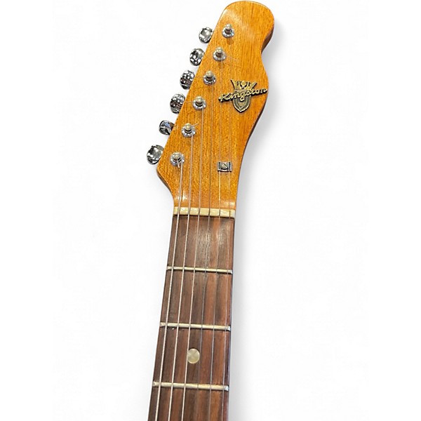 Used Kingston SQUIER Cream Solid Body Electric Guitar
