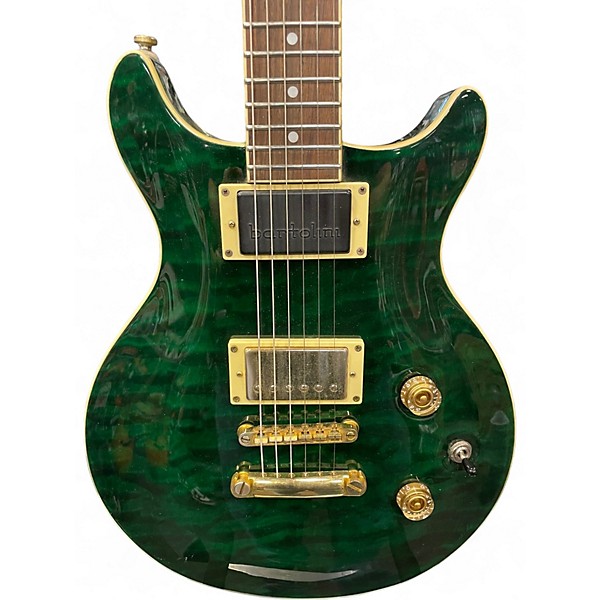 Used 2002 Malden Ocean  Green Flame Top Solid Body Electric Guitar
