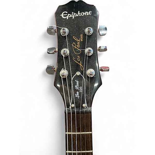 Used Epiphone Les Paul 100 Bolt On 2 Color Sunburst Solid Body Electric Guitar