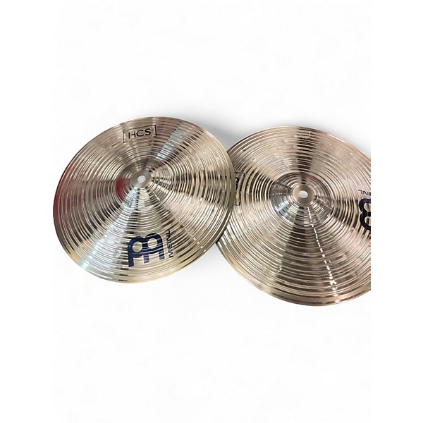 Used MEINL 13in HCS Hi Hat Pair Cymbal