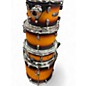 Used Pearl 5 Piece Decade Maple Satin Amburst Drum Kit