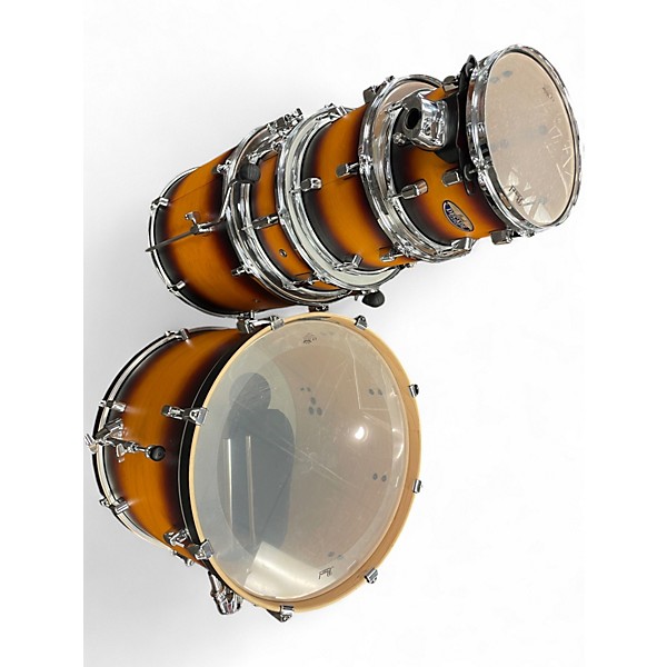 Used Pearl 5 Piece Decade Maple Satin Amburst Drum Kit