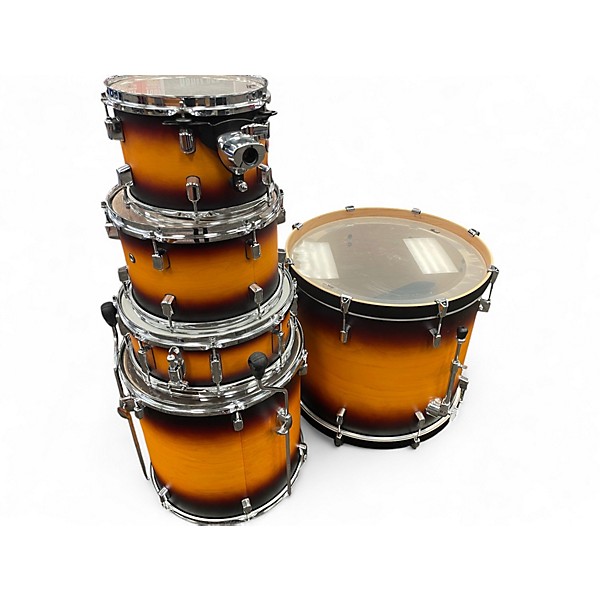 Used Pearl 5 Piece Decade Maple Satin Amburst Drum Kit