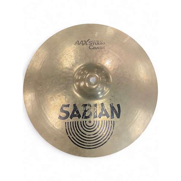 Used SABIAN 14in AAX Studio Crash Cymbal