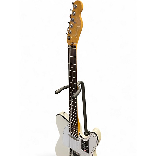 Used Fender American Ultra Telecaster Arctic White Solid Body Electric Guitar