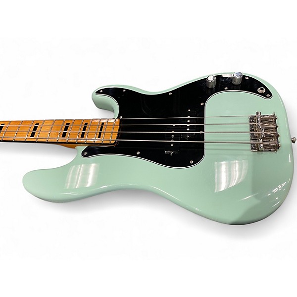 Used Squier Classic Vibe 1970S Precision Bass Surf Green Electric Bass Guitar