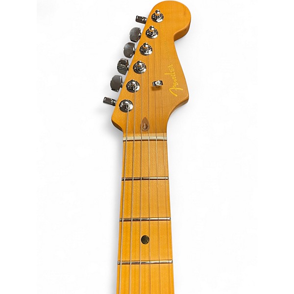 Used 2020s Fender American Ultra 2 HSS Candy Apple Red Solid Body Electric Guitar