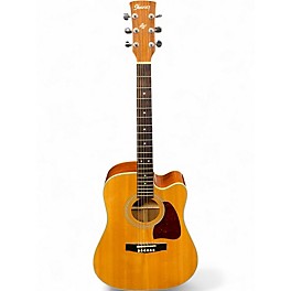 Used Ibanez AW100CE-NT Natural Acoustic Electric Guitar