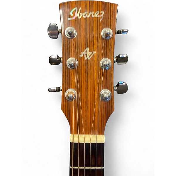 Used Ibanez AW100CE-NT Natural Acoustic Electric Guitar