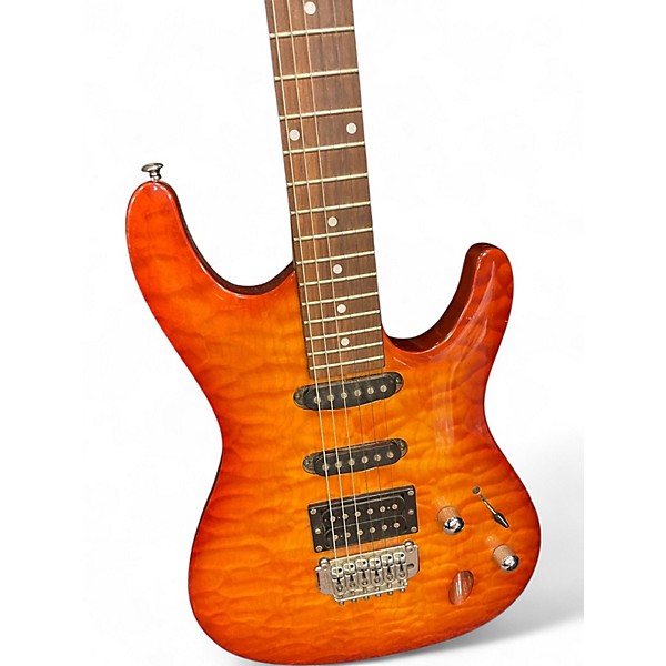 Used Ibanez SA160FM HONEYBURST Solid Body Electric Guitar