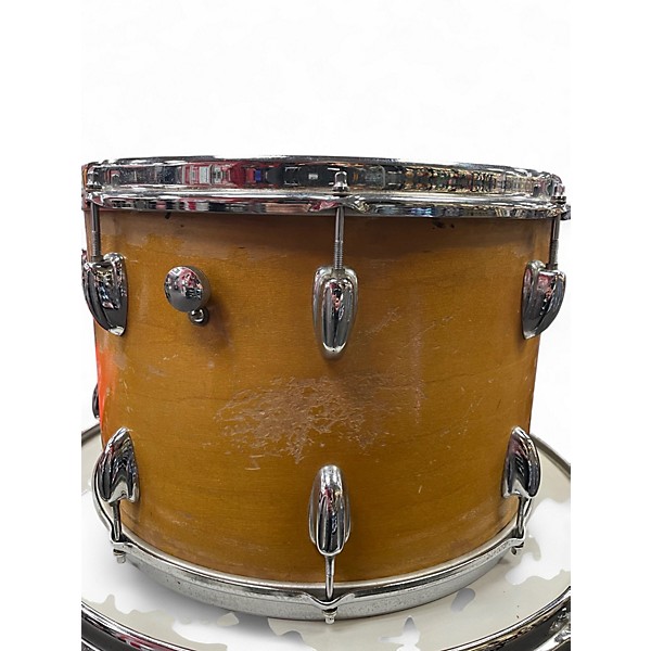 Vintage 1971 Slingerland 3 Piece Rock Outfit kit Natural Drum Kit