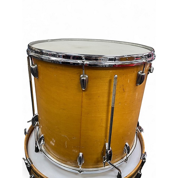 Vintage 1971 Slingerland 3 Piece Rock Outfit kit Natural Drum Kit