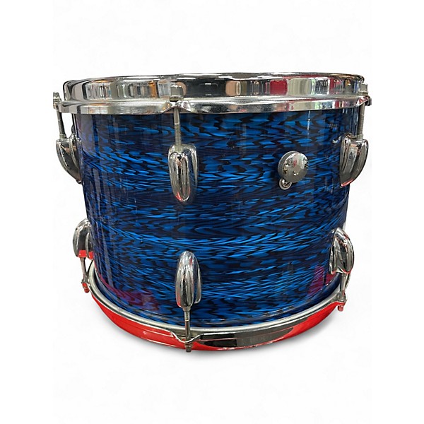 Vintage 1974 Slingerland 4 Piece modern solo Blue Onyx Drum Kit
