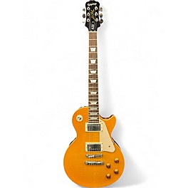 Used Epiphone Les Paul Standard Amber Solid Body Electric Guitar