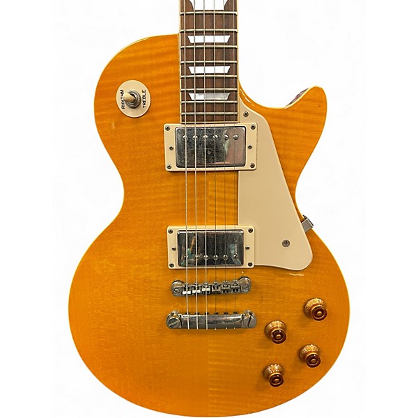 Used Epiphone Les Paul Standard Amber Solid Body Electric Guitar