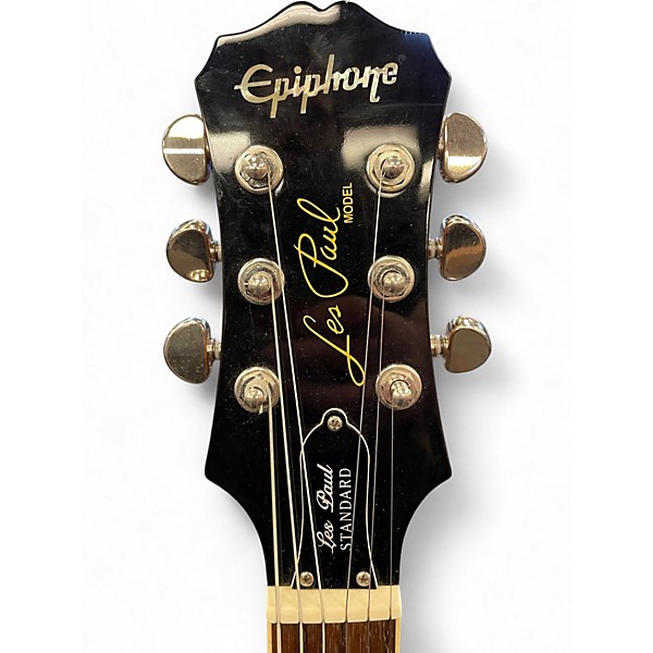 Used Epiphone Les Paul Standard Amber Solid Body Electric Guitar