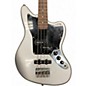 Used Squier Vintage Modified Jaguar Bass Silver Electric Bass Guitar