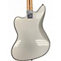 Used Squier Vintage Modified Jaguar Bass Silver Electric Bass Guitar