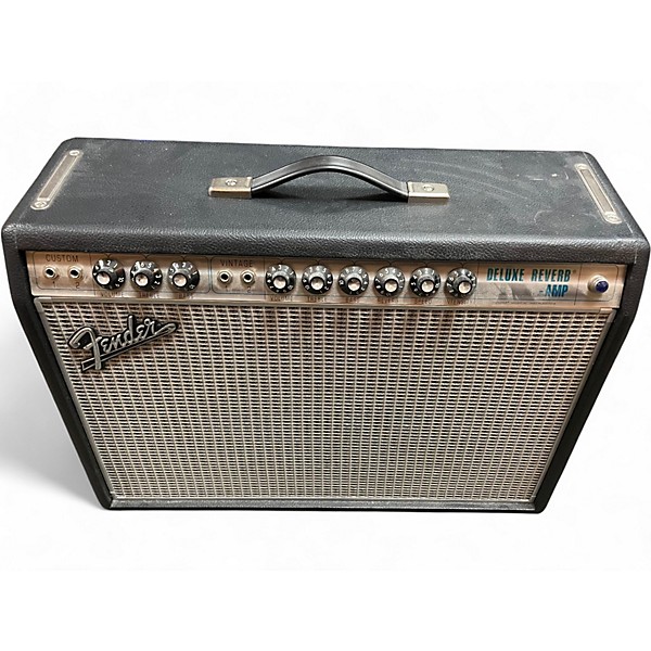 Used Fender 1968 Custom Deluxe Reverb 22W 1x12 Tube Guitar Combo Amp