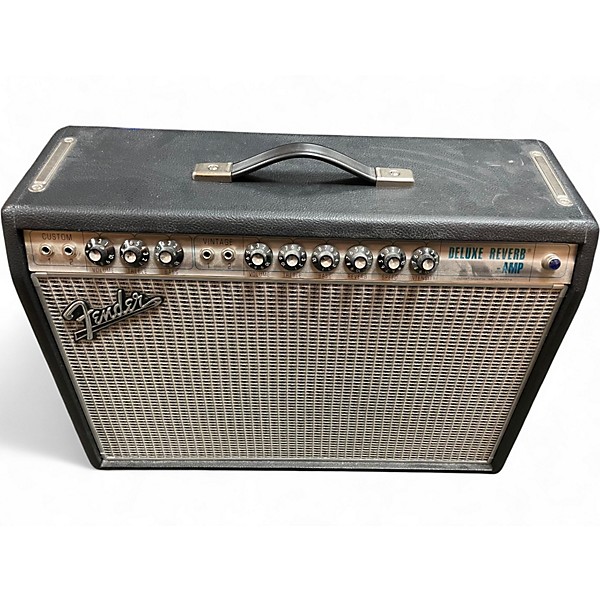 Used Fender 1968 Custom Deluxe Reverb 22W 1x12 Tube Guitar Combo Amp