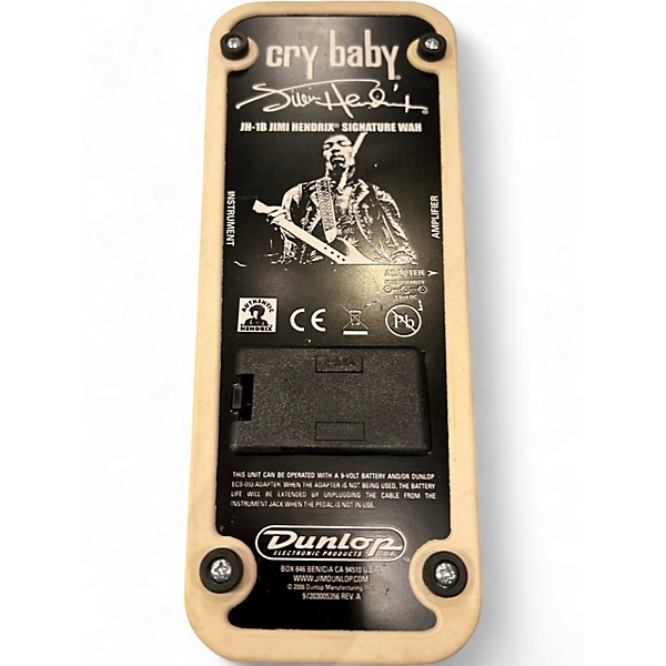Used Dunlop JH1B Jimi Hendrix Signature Wah Effect Pedal