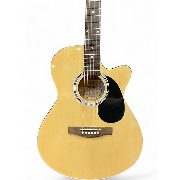 Used Fender FA135CE Concert Natural Acoustic Electric Guitar
